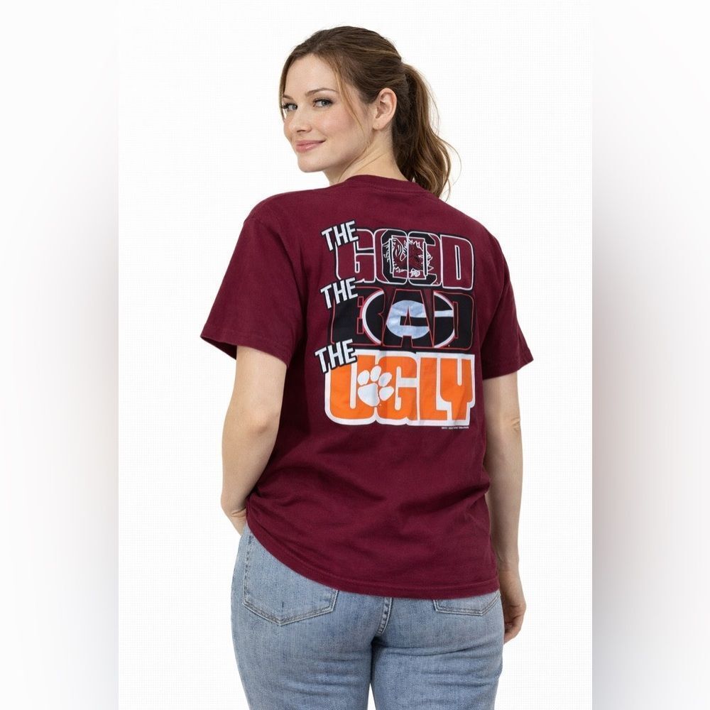 Carolina Gamecocks Women's Football T Shirt The Good The Bad The Ugly Size Small